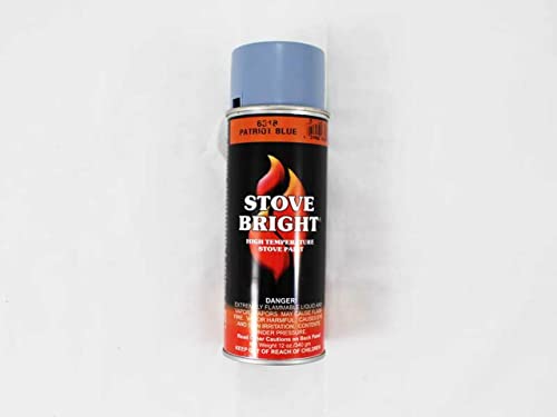 Image of Hi-Temperature 1200 deg. Stove Bright Stove and Fireplace Paint (Patriot Blue)