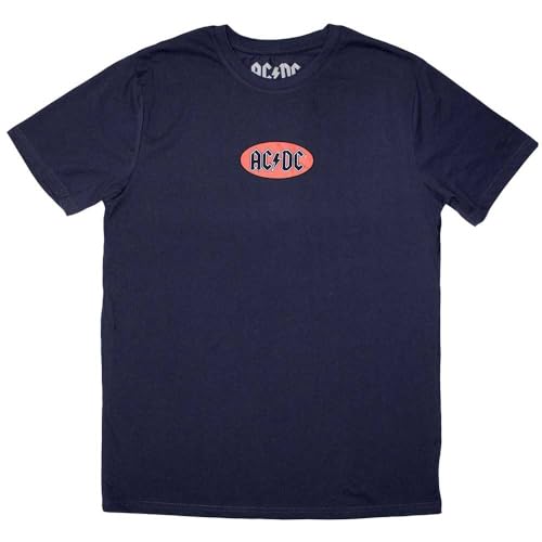 Ac/Dc Oval Badge Logo Mini Logo T Shirt Size L