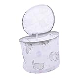 Alipis Wäschebeutel Für Unterwäsche Beutel Aus Baumwolle Wäschesack Für Unterwäsche Schmutziger Wäschekorb Wäschenetz Waschbeutel Wäschekorb Mit Deckel Faltbar Polyester Grey