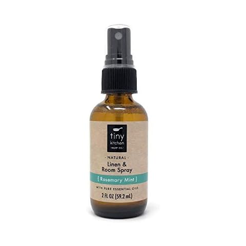 Rosemary Mint Essential Oil Linen and Room Spray - Handmade Natural Air Freshener (2 fl oz) Cover
