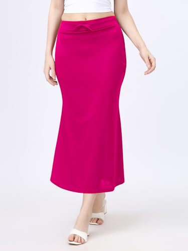 Image of Toochki Stretchable Saree Shapewear Petticoat for Women, Blended Cotton,Petticoat,Skirts for Women,Shape Wear Dress for Saree