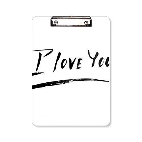 Bloc-notes I Love You A4 grand papier anti-bavure pour stylos plume exigeants