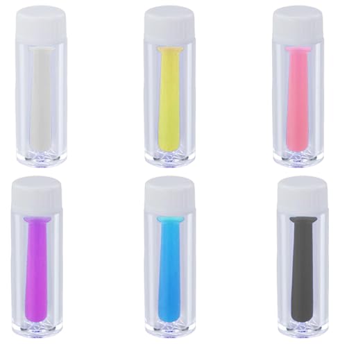 GXGM Kontaktlinsensauger, Linsensauger für harte Linsen, Formstabile Jahreslinsen, mehrfarbig, 6 Stück