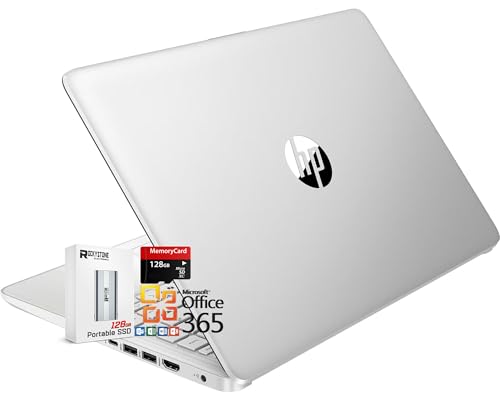 HP 14�C���`HD���^�y�ʃm�[�g�p�\�R���AIntel�v���Z�b�T�[N150(Beat N4120)�A8GB RAM�A256GB�X�g���[�W(128GB UFC+128GB MicroSD)�AOffice 365 1-Year�ACopilot AI�AWiFi 