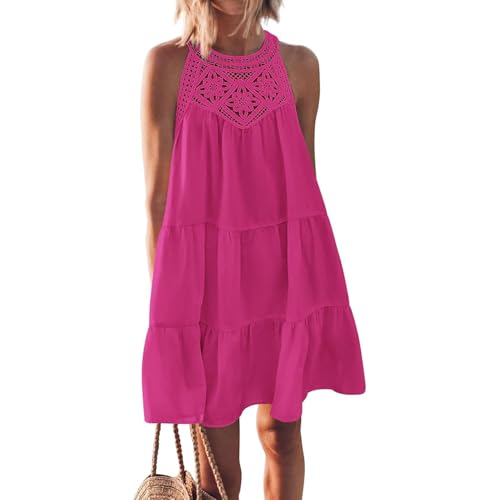 Robe courte de plage bohème et fluide pour vos vacances ensoleillées