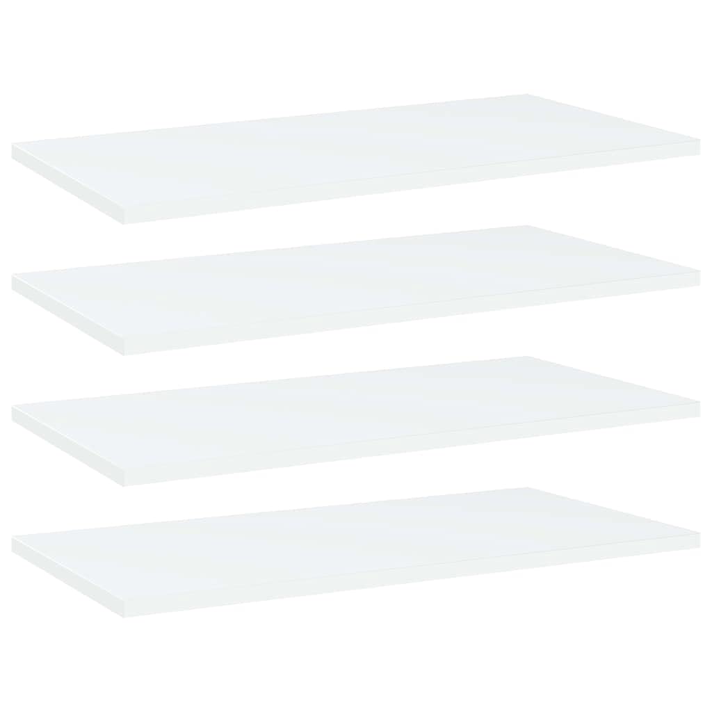 Planches pour étagères en bois blanc au design épuré et finition robuste