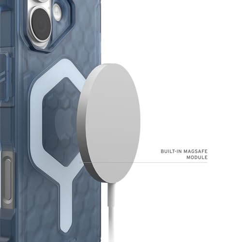 Image of Urban Armor Gear UAG Essential Armor Magnetic Compatible, Rugged Slim Sleek Shockproof Anti-Slip Military Grade Protective Case /Cover Designed for iPhone 17 (2025) - Cloud Blue