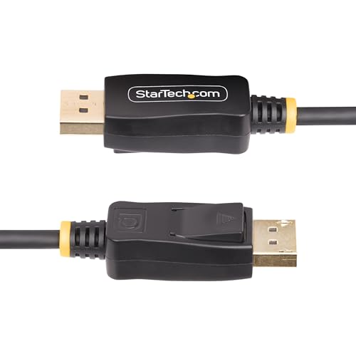 StarTech.com 6.6ft (2m) DisplayPort to HDMI Adapter Cable, 4K 60Hz with HDR, DP to HDMI 2.0b Cable, Active Video Converter - Image 4