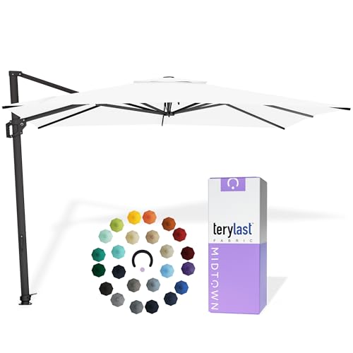 Image of Midtown Umbrellas Grande Square - 9 x 9 Ft Cantilever Umbrella