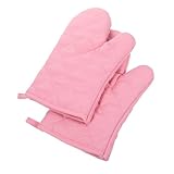 Cabilock Manoplas Horno De Poliéster Guantes De Cocina Resistentes Al Calor Diseño Clásico para Diestros y Zurdos