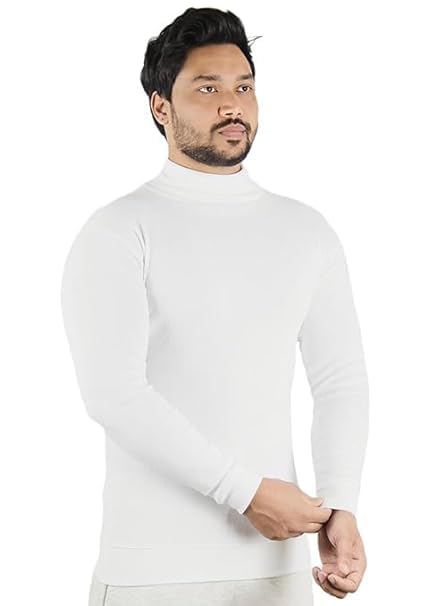 CH Mens Cotton Turtle High Neck for Winter (High Neck for Men) Black-picture-36