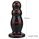 BDSMJOY Analdildo Φ 6 CM,riesen Dildo groß Analplug Buttplug Analkugeln Analspielzeuge Fisting Sexspielzeug Analdehner Anal Expander erotisches Sex Spielzeug für die Frau (Schwarz)