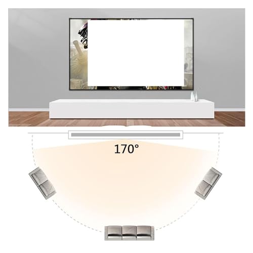 Pantalla de proyector plegable para home theater de 60 pulgadas miniatura 4
