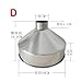 304 Stainless Steel Large Wide-bore Large Funnel Grain Food Industrial Refining Machinery Funnel 24 CM 28 CM(D)
