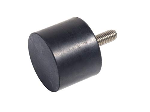 Preisvergleich Produktbild Anschlagpuffer Schwingungsdämpfer Silentblock Gummi-Metall-Puffer 50 (D) mm x 40 (H) mm M10 x 28 (L) mm Außengewinde