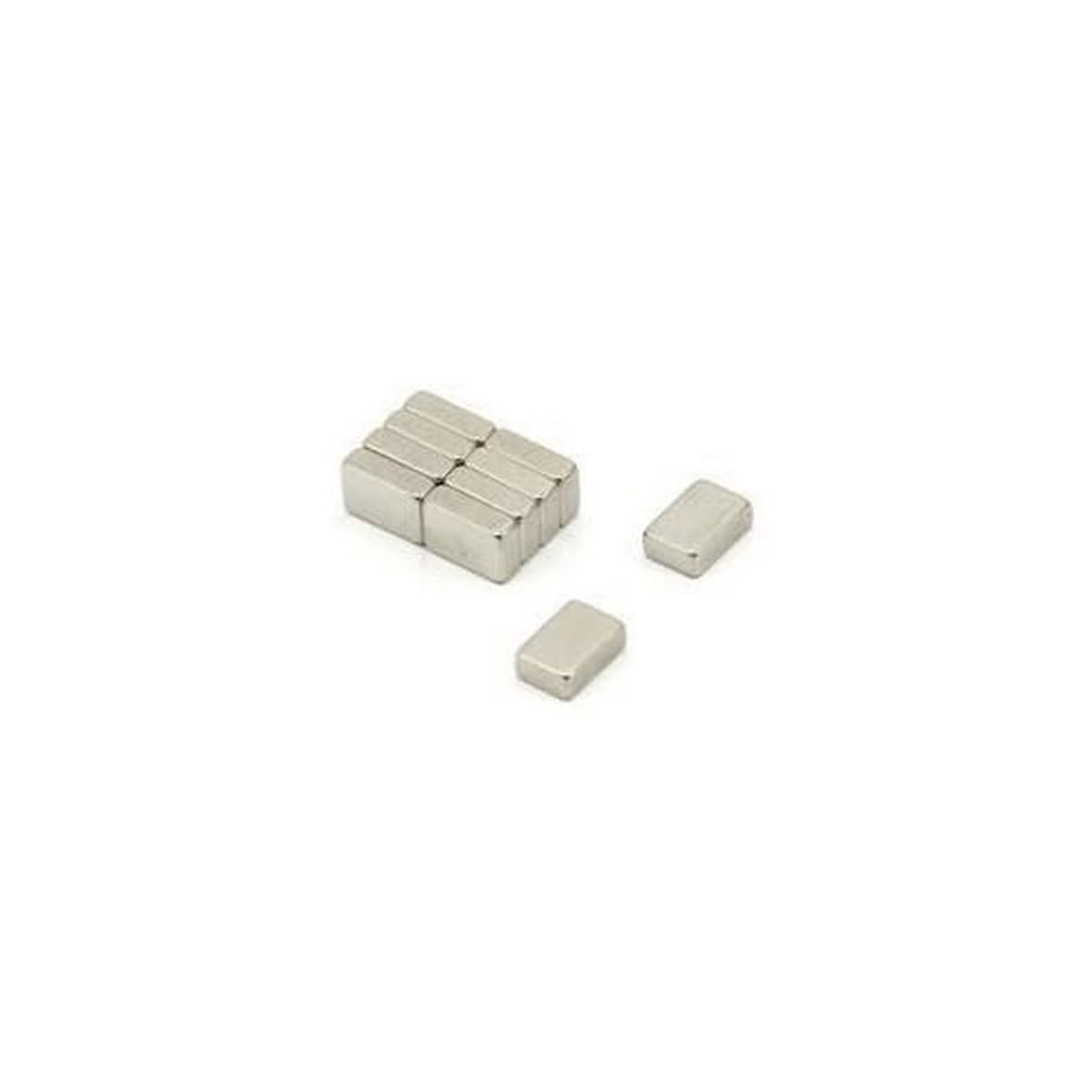 45H Neodymium Magnet for Arts, Crafts, Model Making, DIY and Hobbies - 6mm x 4mm x 2mm thick - 0.75kg Pull - Pack of 10
