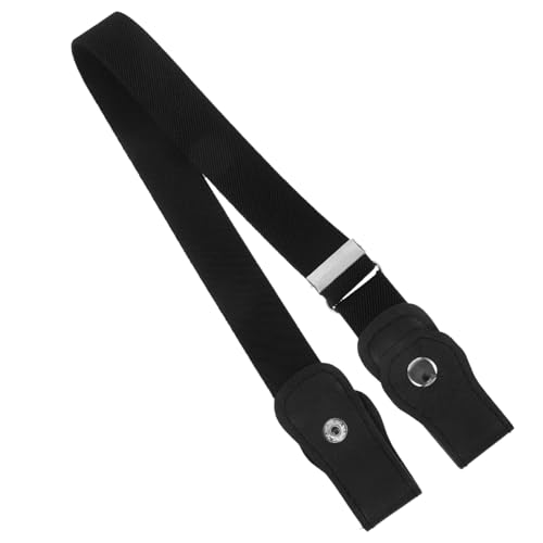 AOKWAWALIY Children's Belt Leash Boys No Buckle Belts Elastic Belt Belt Waist Belt for Boys Belt Without Buckle Waist Belt for Boys Belts 8-10 No Buckle Waist Belt Black Cloth