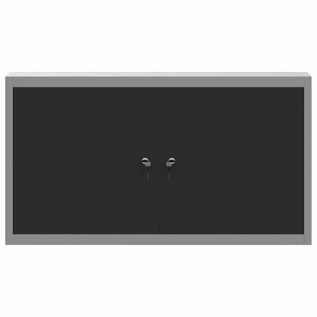 Genérico Armario de Herramientas Negro y Gris 50 x 20 x 55 cm,Bricolaje,Accesorios de Bricolaje,Organización y Almacenamiento de Herramientas,Armarios para herramientas-4103471