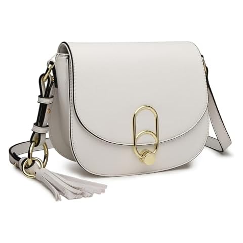 Miss Lulu Women Cross Body Bag with Tassels Cover