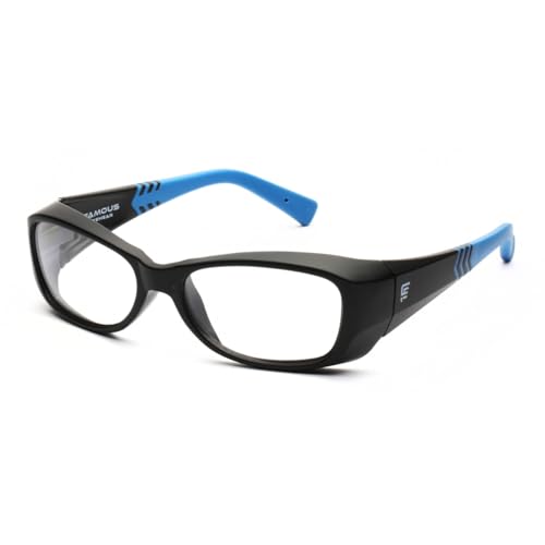 Image of FAMOUS Prescription safety eyeglass frames for men and women polycarbonate material replaceable Lens