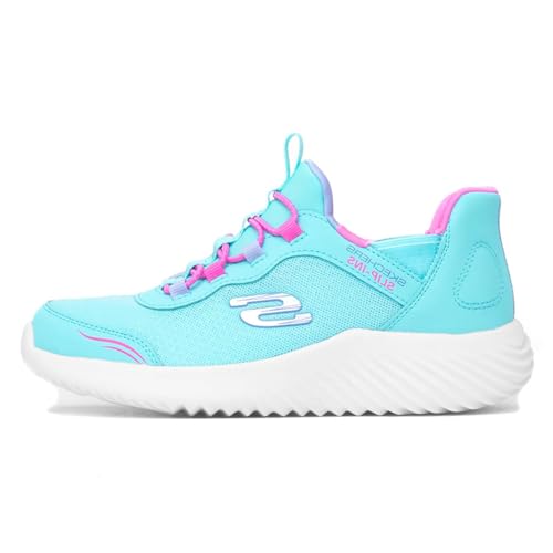 Skechers Kids Girls Bounder-Simple Cute Sneaker Turquoise 5 Toddler