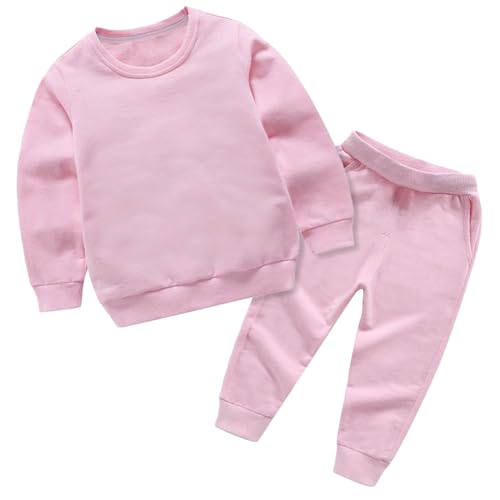 Girls Boys 2 Piece Tracksuit Active Sweatsuits Sets Pullover Sweatshirt Jogger Sweatpants Clothing Sets for Kids - Main Image