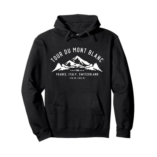 Tour del Mont Blanc Sudadera con Capucha