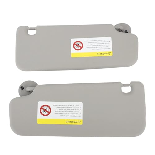 Pare-soleil gris gauche droit avec miroir pour Chevy Sonic Aveo 2012-2016