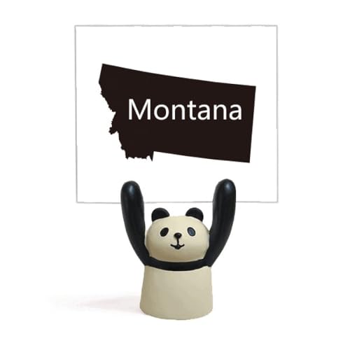 Support de carte panda Montana Ameusa, une idée cadeau décoration originale