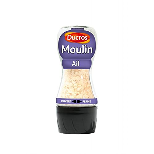 DUCROS - Moulin Ail Bio de Provence - 40g - Assaisonnement en un tour de main pour une cuisine savoureuse - Herbes et épices. - Lot De 3 - Vendu Par Lot