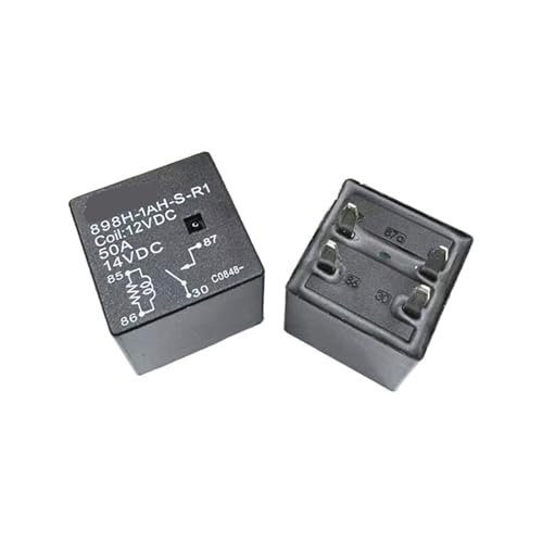 Relé automotriz 898H-1AH-S-R1 de 4 pines 12VDC para rutas en todoterreno y acampadas