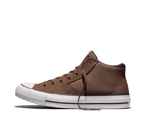 Image of Converse, Unisex, Chuck Taylor All Star Malden Street Mid Top Sneakers, Heavy Duty Brown /Black /White, Men's 12, Women's 14 Medium