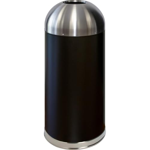 Image of Genuine Joe - GJO58896 15 Gallon Dome Top Trash Receptacle