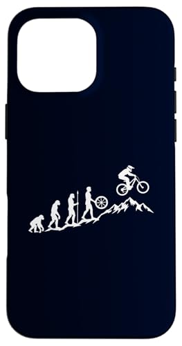 Evolution to Mountain Biker Funny MTB ���C�_�[�O���t�B�b�N �X�}�z�P�[�X iPhone 16 Pro Max �p