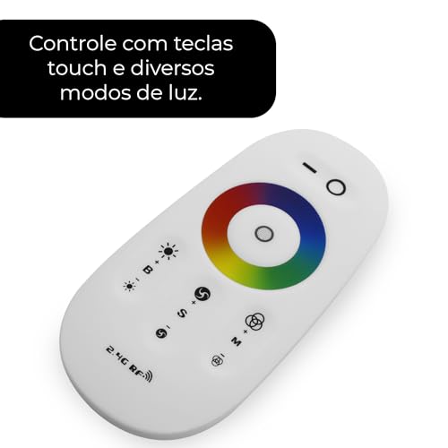 Central De Comando Touch Para Luminária Led Piscina Rgb 12v