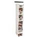 Richards Homewares Hanging Ten Shoe Large Shelf Organizer-Canvas/Natural 50" x 14" x 8"