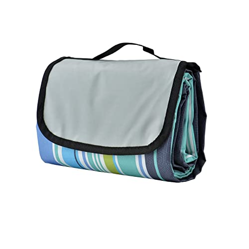 COZYSWAN Manta de playa con diseño de rayas de 59 x 79 pulgadas Cover