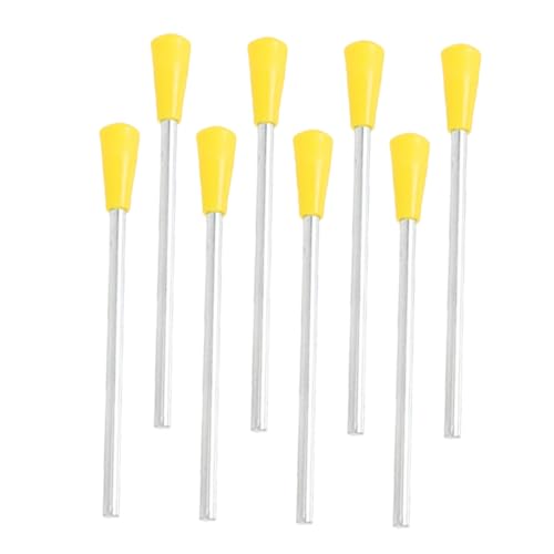 DRESSOOS 8個トライアングルアイアン用パーカッションスティック マレット 交換用ストライカー 楽器アクセサリー ハンドパーカッションツール 耐久性設計