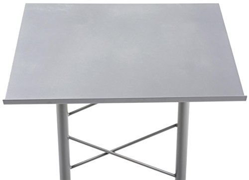 Truss Lectern With Lattice-Style Post, 47-Inch-Tall Floor-Standing Podium With 7/8-Inch Lip, Steel - Silver #TOP3