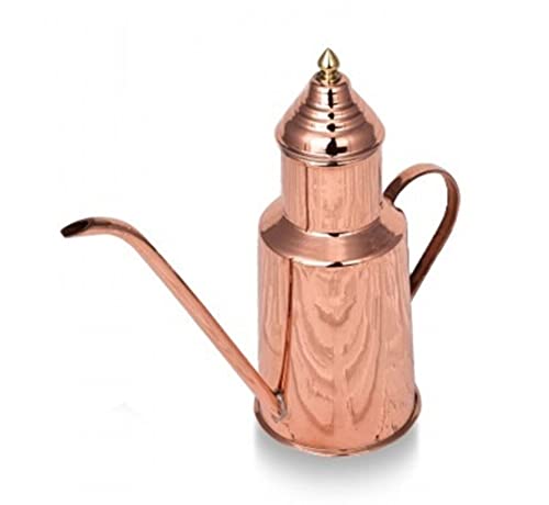 Devins Olive Oil Dispenser Pure Copper Olive Oil Cruet 16 oz