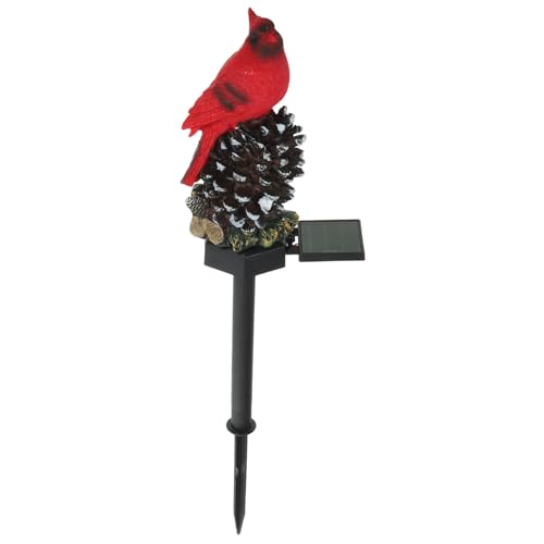 AKOOSY Lámpara Solar Jardín Diseño Pájaro Decorativo Luz Exterior sin Cable para Patio Césped Solar Lights Landscape Lights