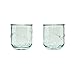 Amici Home Vino Stemless Wine Glasses | 12 Oz | Italian Made, Recycled Green Glass | Cute Water Tumblers for Wine, Beer, Juice, Cocktails, Fresh Drinks (Set of 4)