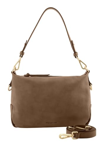 Sac bandoulière en cuir FREDsBRUDER Just Easy, l'art du cuir authentique kaki brun