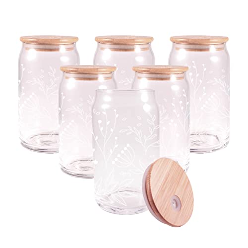 Limited Rk, Glass Drinking Cups With Bamboo Lids, Glass Straws And Cleaning Brushes. #TOP1