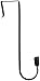 Amazon Basics Over-The-Door Single Hanger Hook, Black