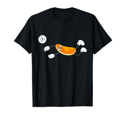 Funny Pancake Volleyball Player T-Shirt