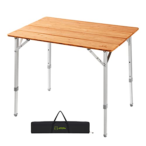 ATEPA Camping Table, One Size, Yellow