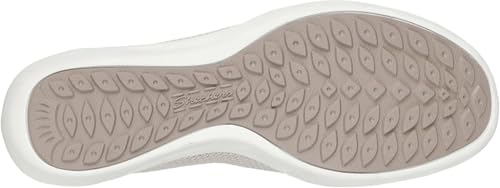 Skechers - Womens Newbury St - Comfystride Sneakers, Color Natural, Size: 7 M US3