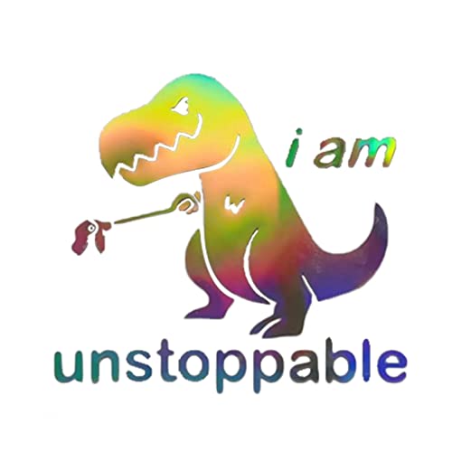 Pomurom Autocollant Amusant pour Voiture - Motif Dinosaure - pour fenêtres, camions, Ordinateurs Portables, Voitures