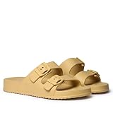 TONI PONS Sandalia de Goma Impermeable - Creta - Ocre, 39 EU